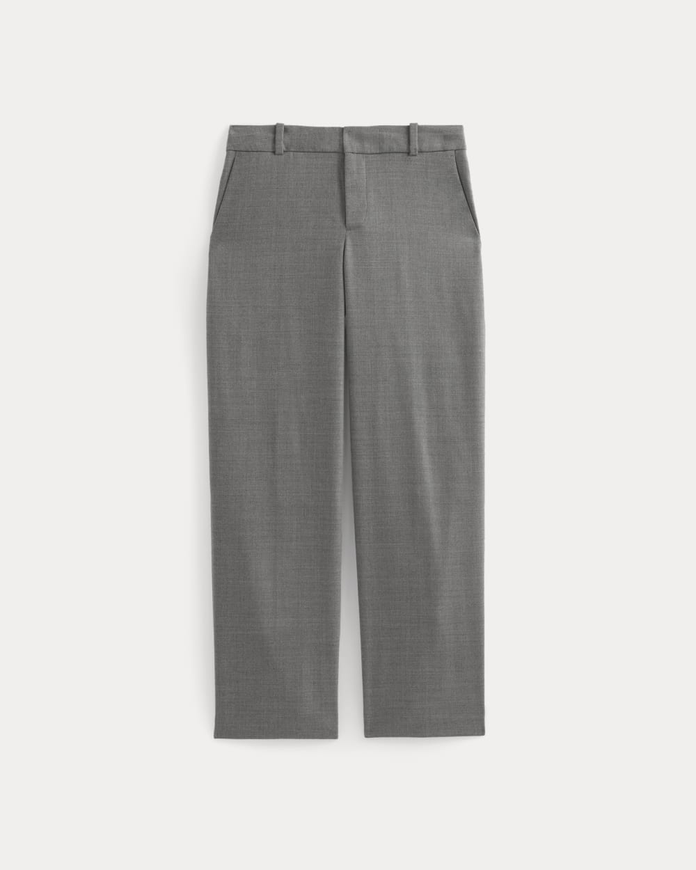 Straight-Leg Trouser in Tailor Twill in Heather Graphite — alternate view