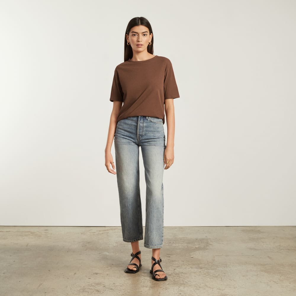 The Air Tee in Walnut — detail view