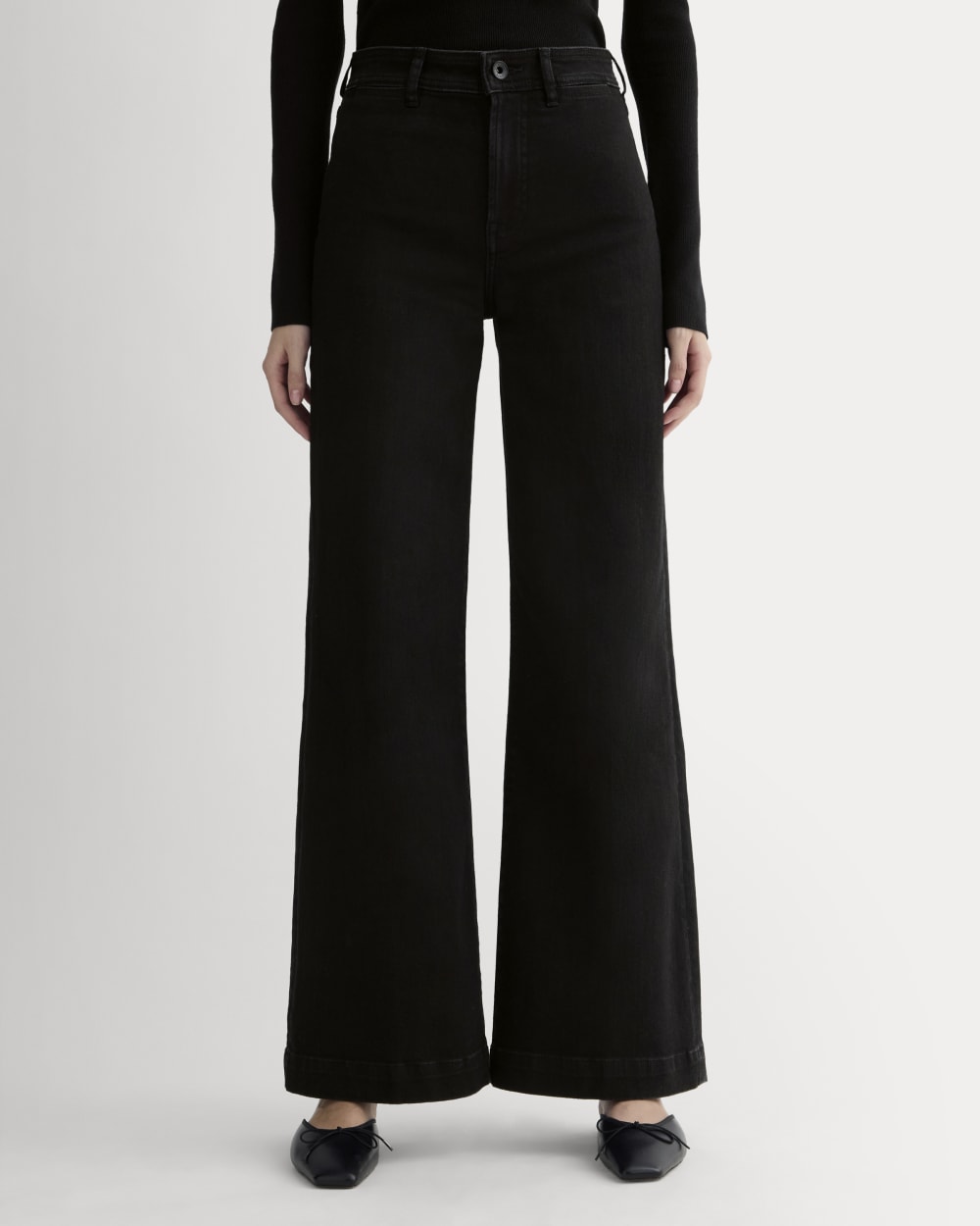 The High-Key Jean in Black — detail view