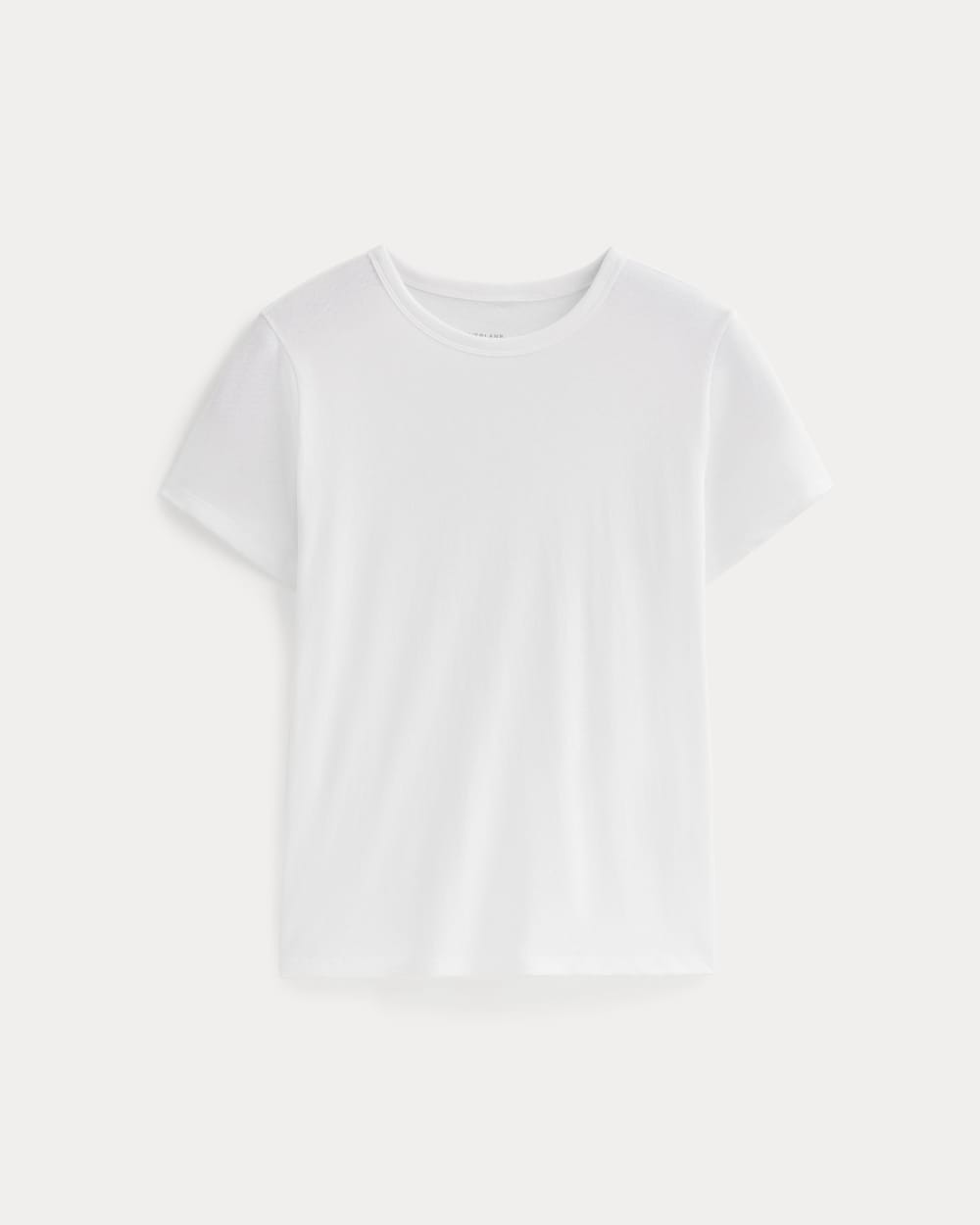 The Slim Air Tee in White — alternate view