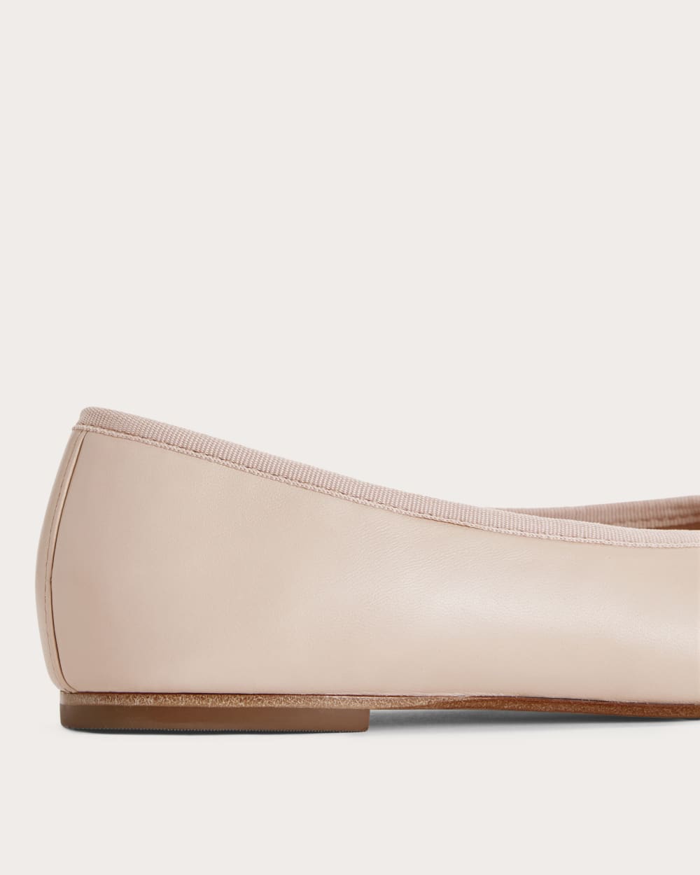 The Day Ballet Flat in Pale Pink — detail view