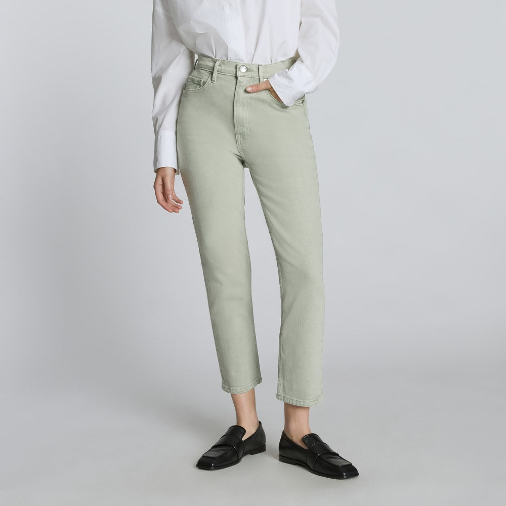 The Original Cheeky® Jean in Aqua Grey — front view