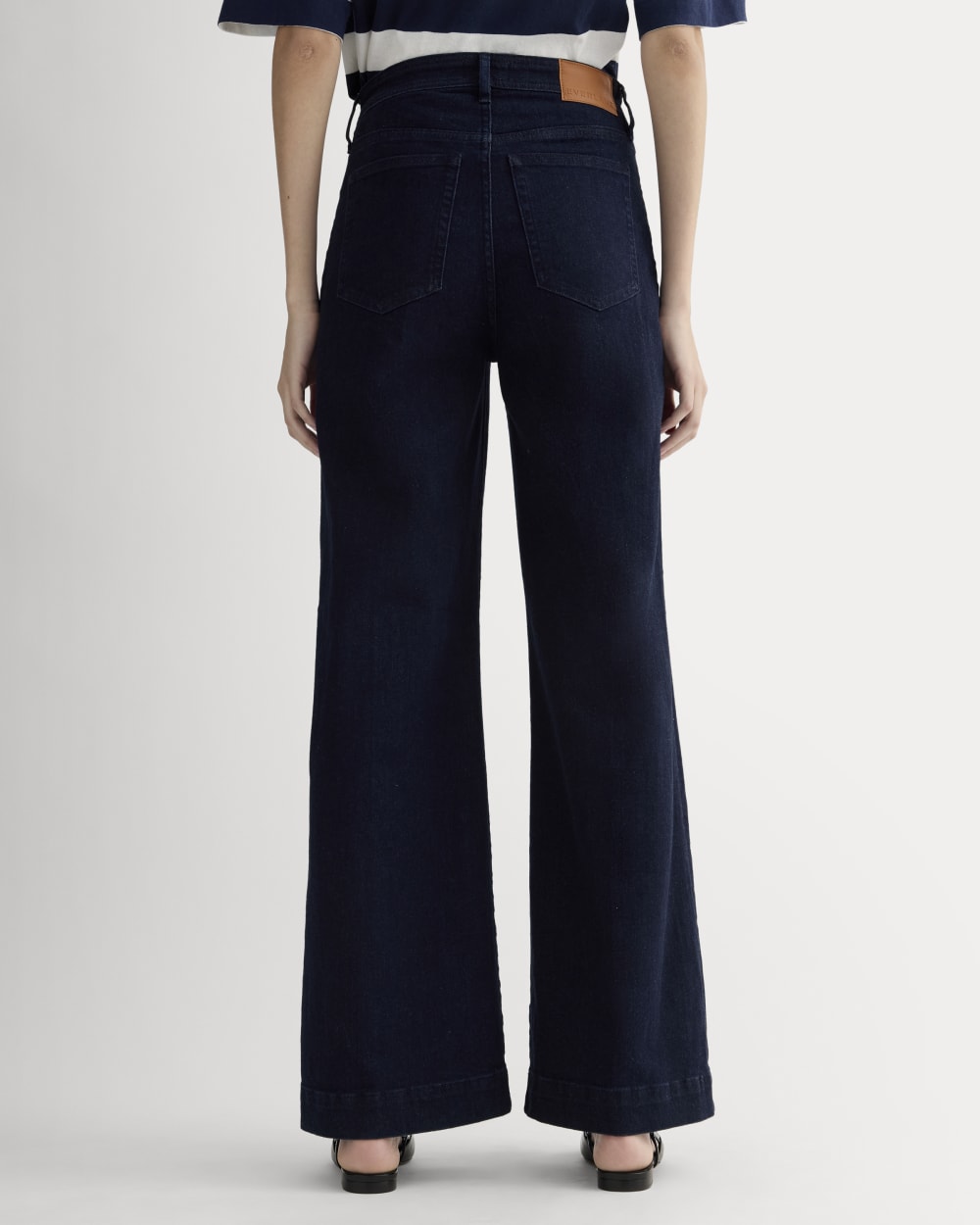 The High-Key Jean in Dark Indigo — detail view