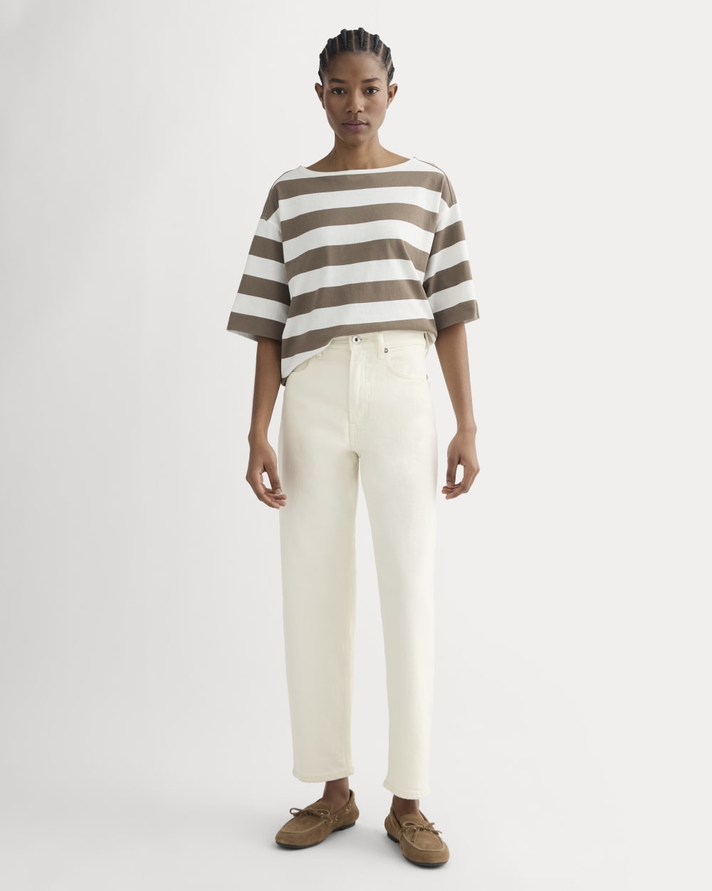 The Way-High® Jean 2.0 in Calico Ecru — front view