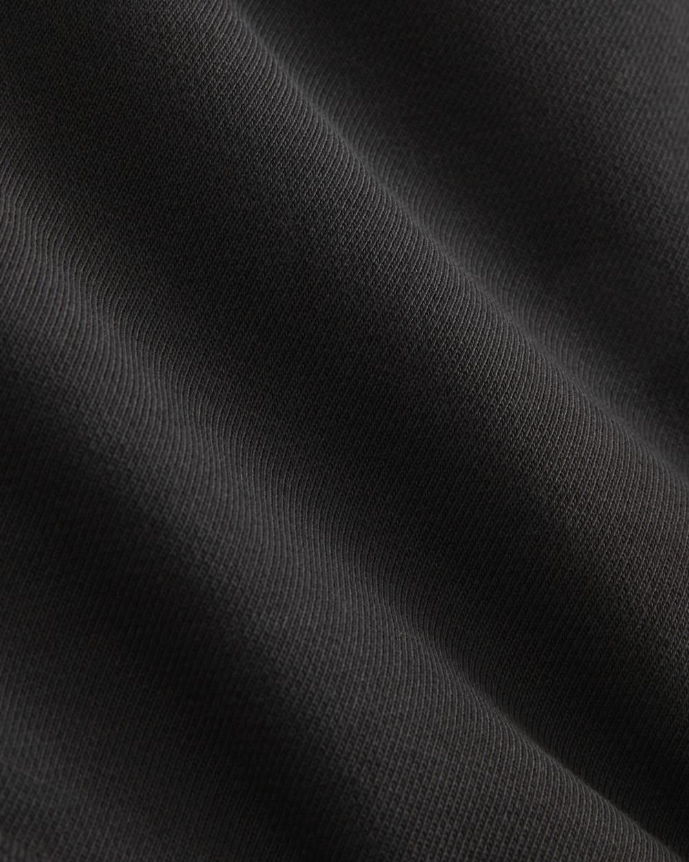 The Off Duty French Terry Short in Black — detail view