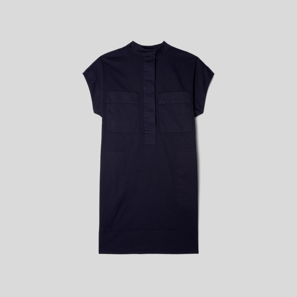The Easy Workwear Dress in Navy — alternate view