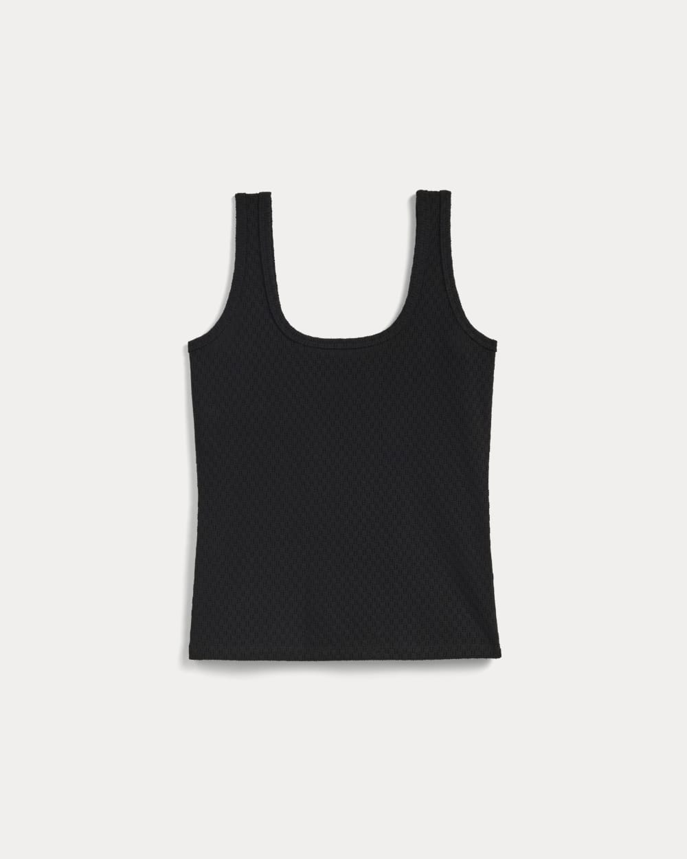 The Pointelle Cami in Black — alternate view