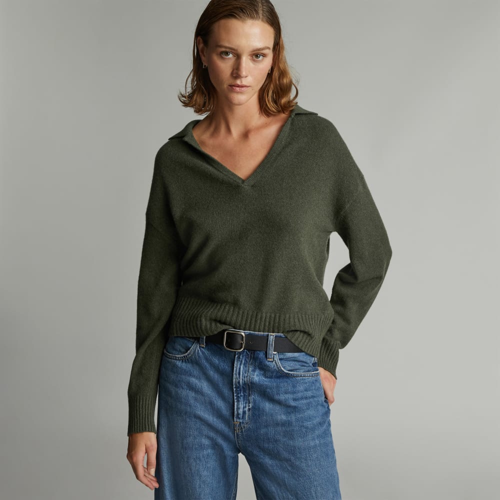 The Cashmere Polo in Kambaba — front view