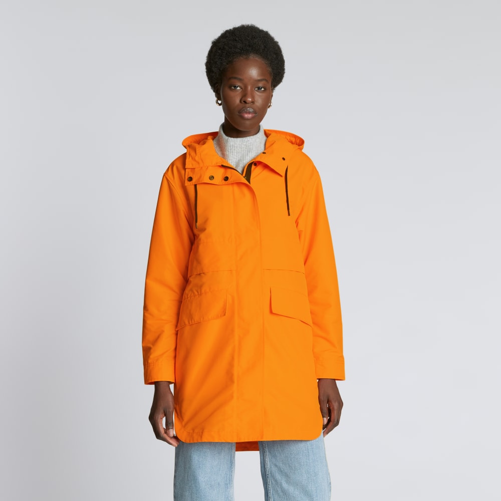 The Anorak in Turmeric — detail view