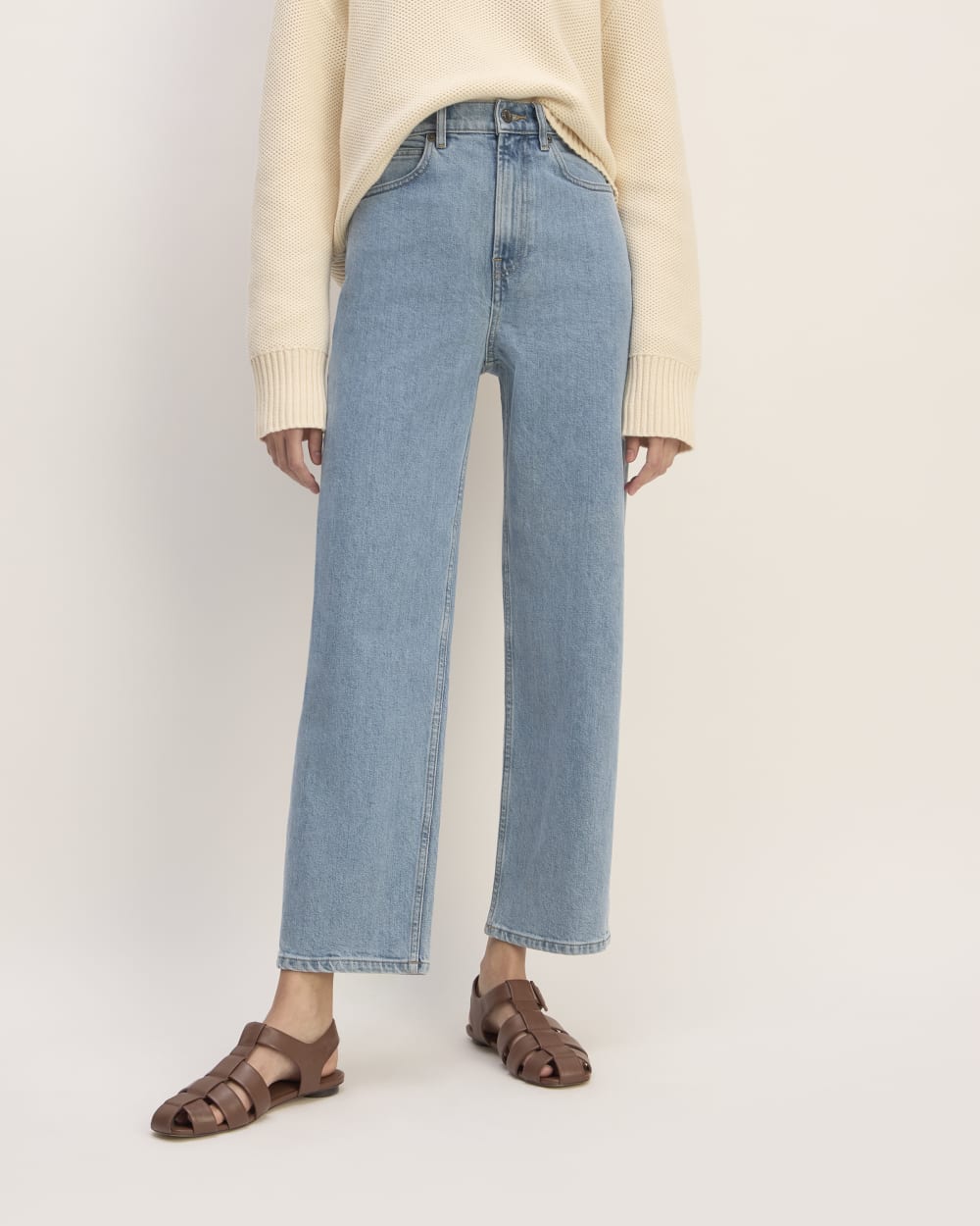 The Way-High® Jean in Light Indigo — detail view