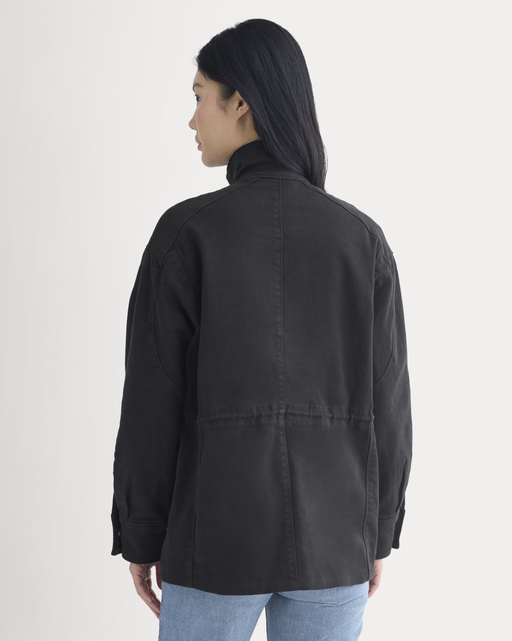 Field Jacket in Black — detail view