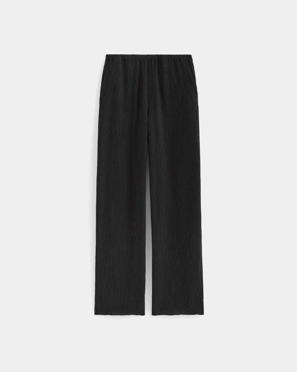 The Crinkle Pant in Black — alternate view