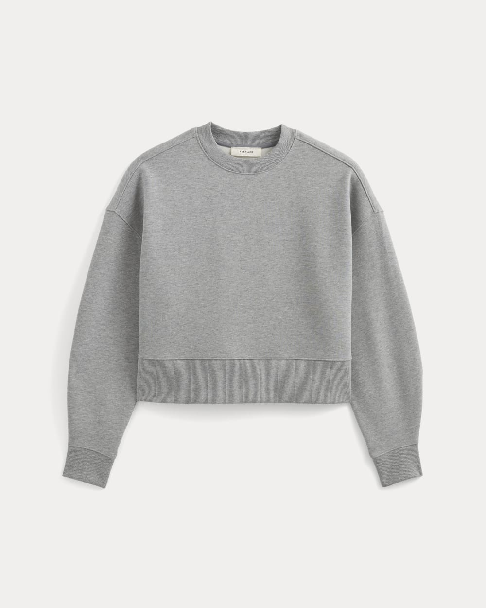 Luxe Fleece Sweatshirt in Vintage Heather Grey — alternate view