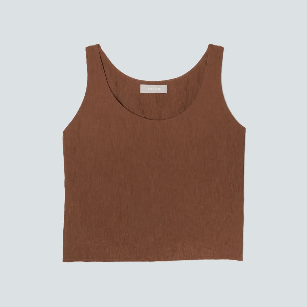 The Naia™ Ripple Tank in Walnut — front view