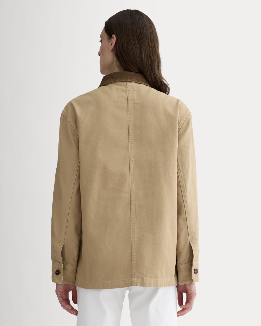 The Barn Jacket in Cornstalk — detail view