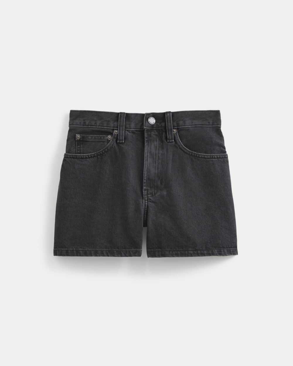 Classic Jean Short in Black — alternate view