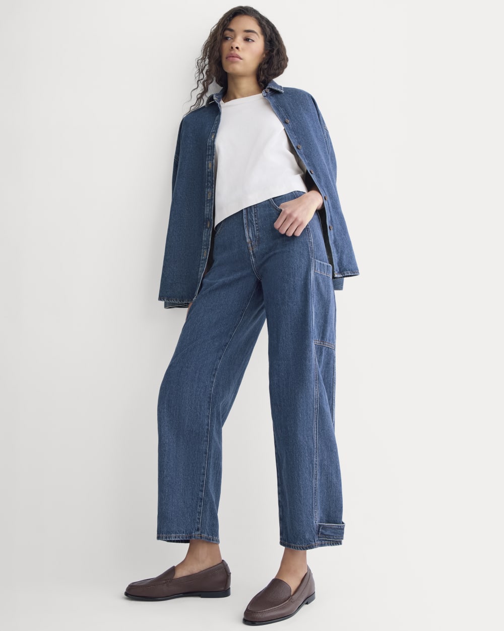 The Way-High® Utility Jean in Tungsten Blue Stone — front view