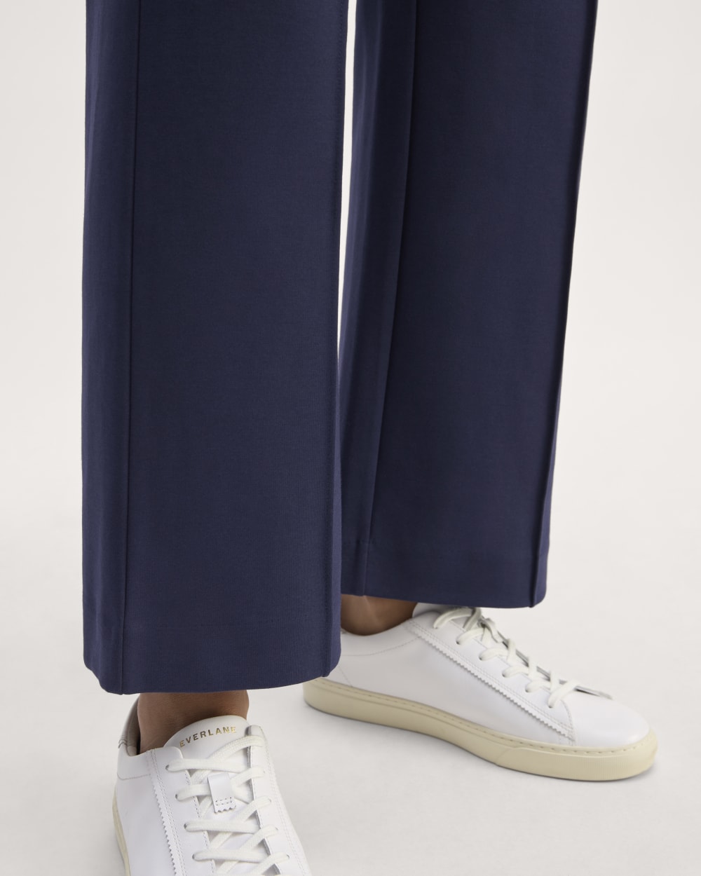 The Dream Trouser in Navy — detail view