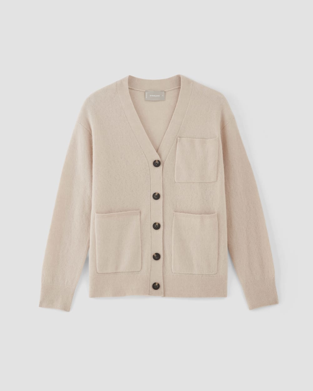 The Cozy-Stretch Relaxed Cardigan in Whisper Pink — alternate view