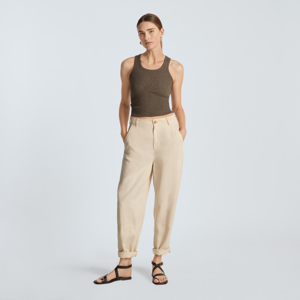 The Chino in Buttersoft in Parchment — detail view