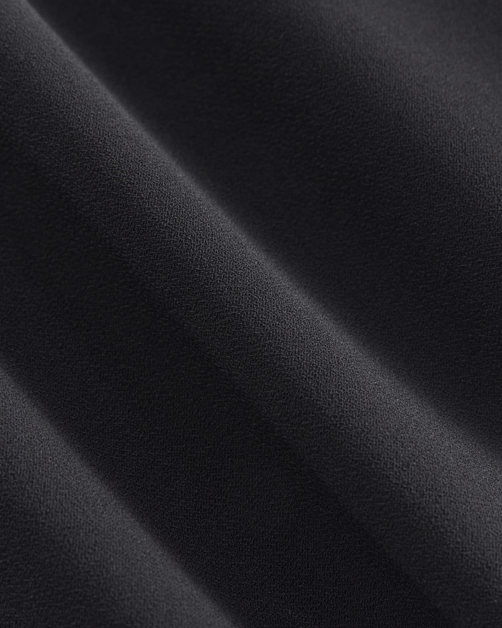 Drapey Crepe Pant in Black — detail view