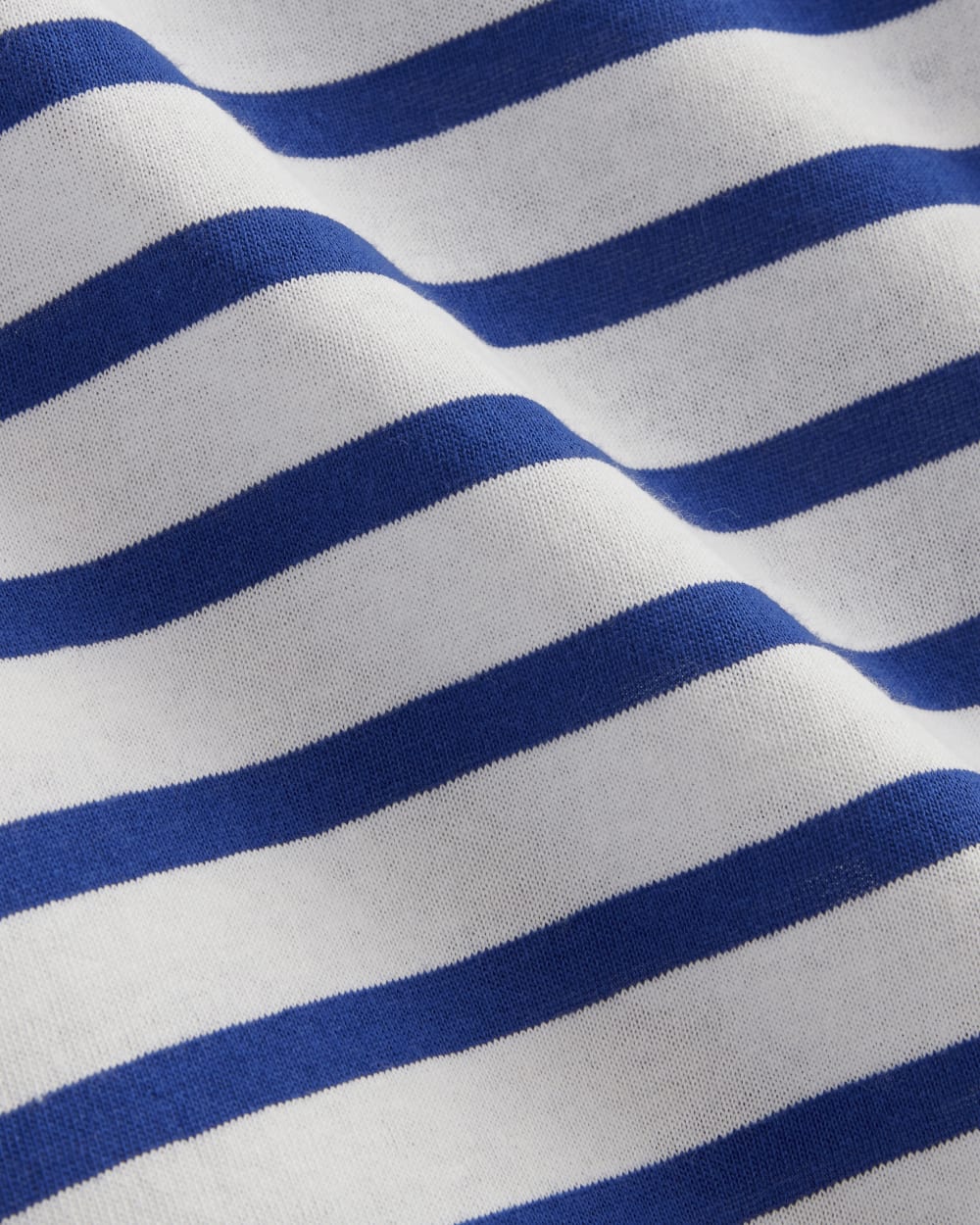 The Mariner Dress in Bone / Mazarine Blue — detail view