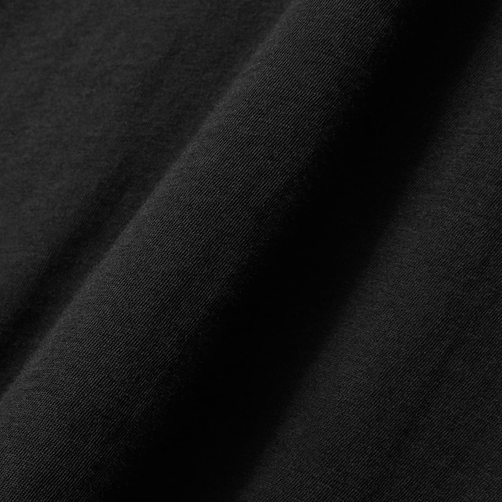 The Organic Cotton Turtleneck in Black — detail view
