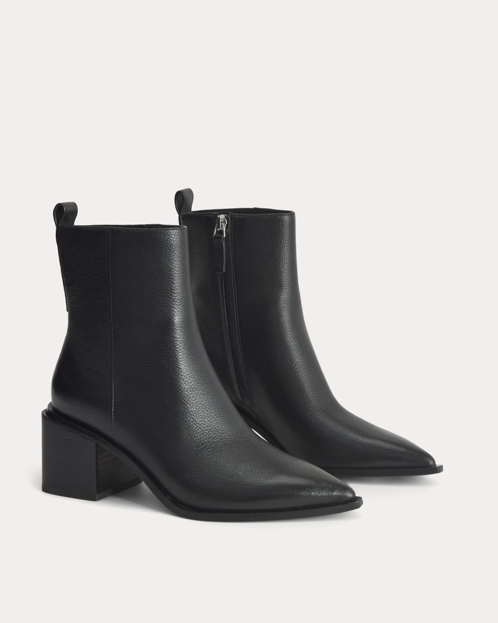 Studio Block Heel Boot in Black — alternate view