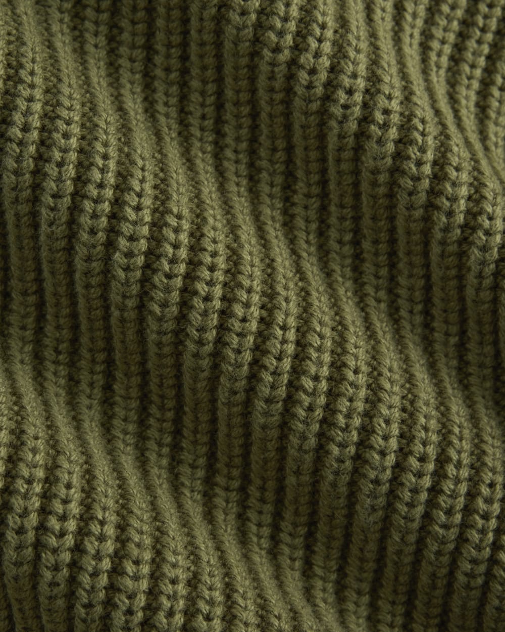 Cropped Ribbed Crew in Everyday Cotton in Mayfly — detail view