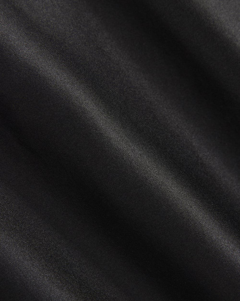 Slip Skirt in Silk Charmeuse in Black — detail view