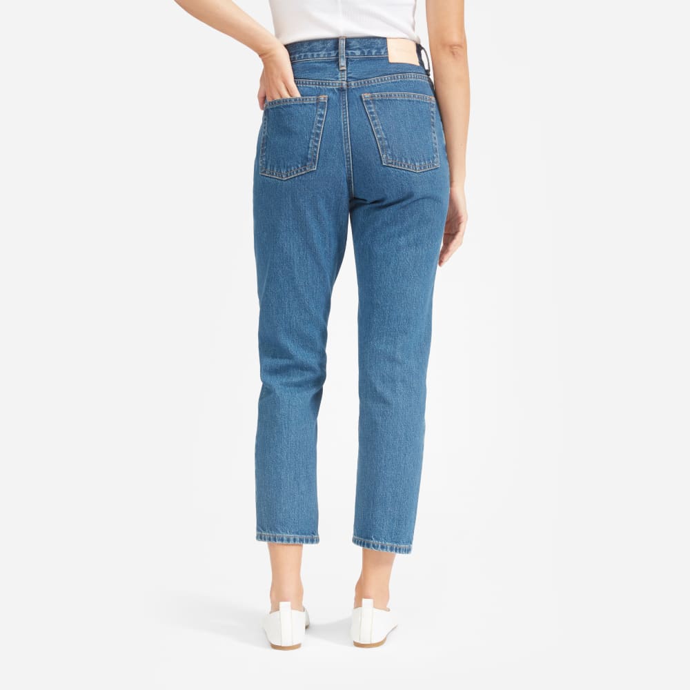 The ’90s Cheeky® Jean in Medium Blue Wash — detail view