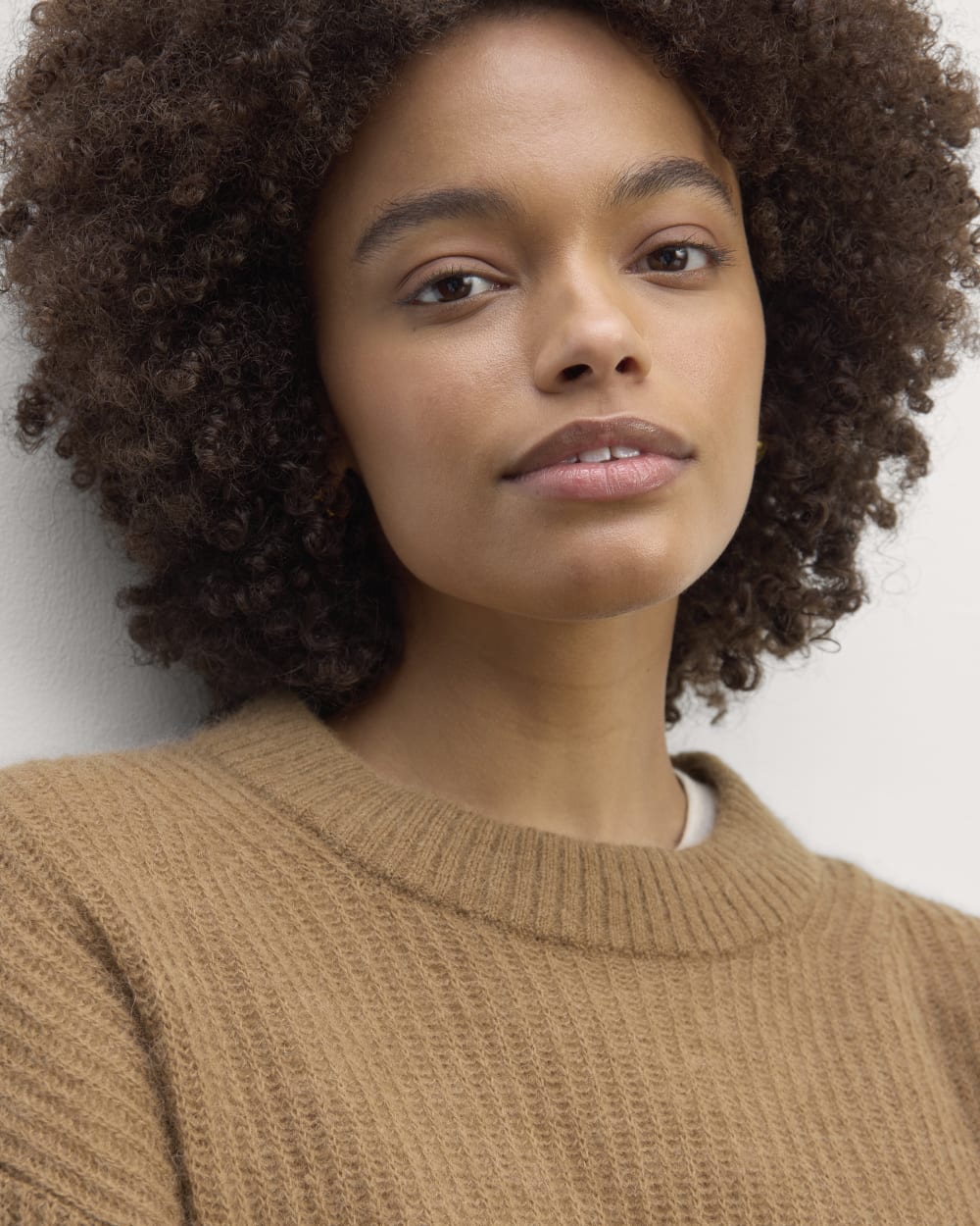 The Cocoon Crew in Alpaca in Tiger's Eye — detail view