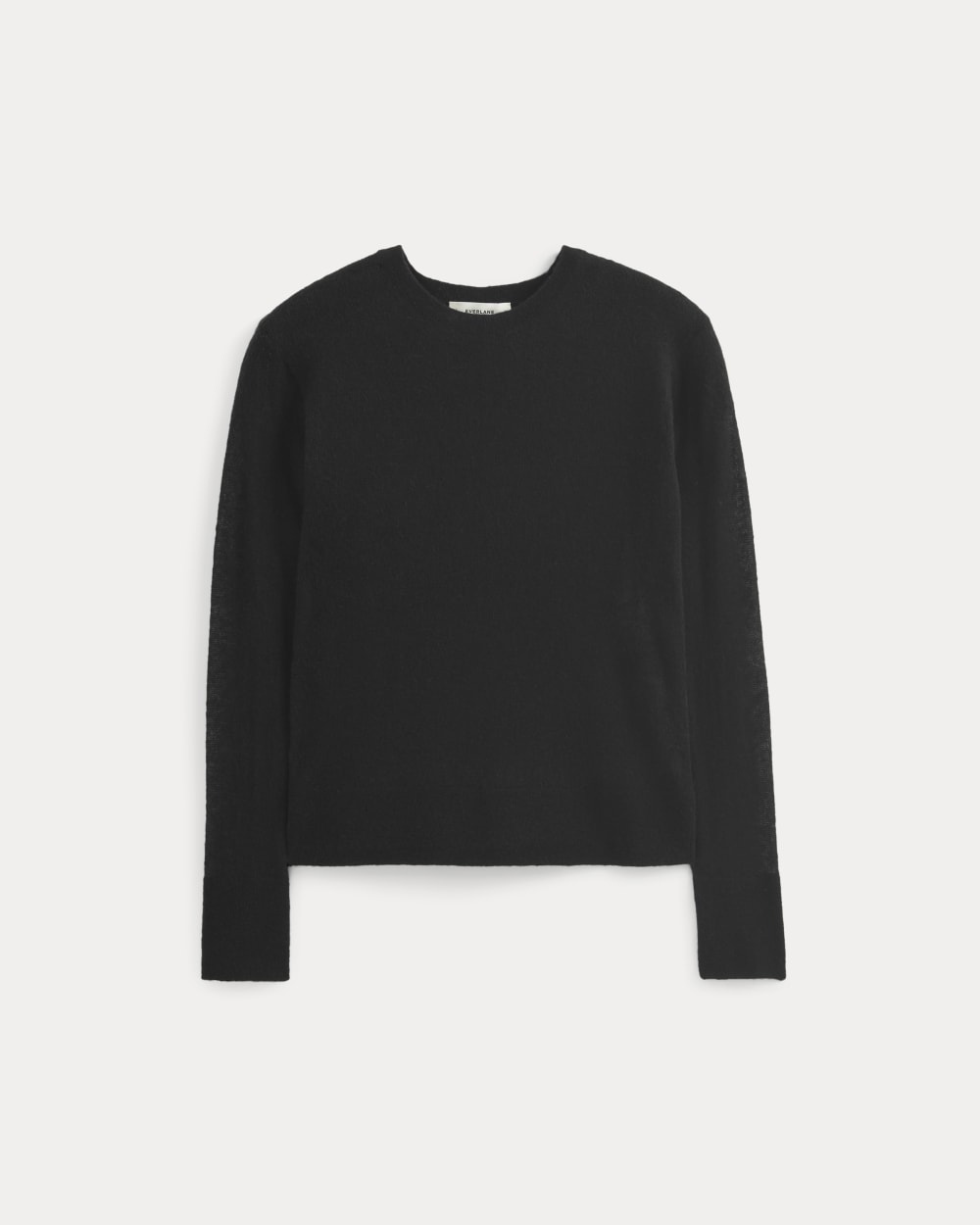 The Air Alpaca™ Relaxed Crew Top in Black — alternate view