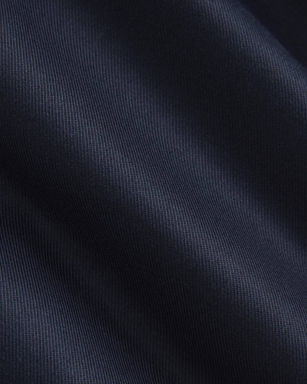 Tailored Drape Blazer in Navy — detail view