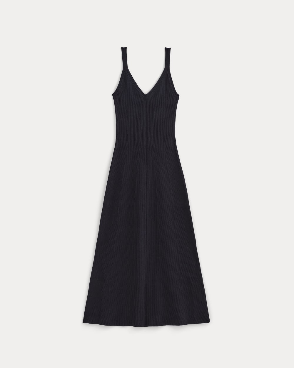 The Fine Knit Cami Dress in Navy — alternate view
