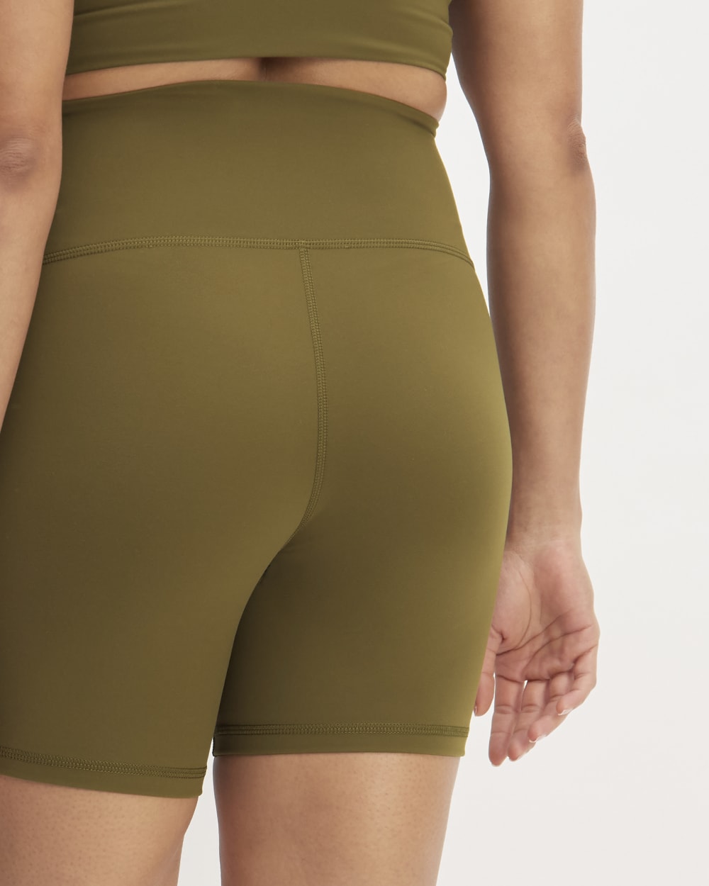 The Perform Bike Short in Beech — detail view