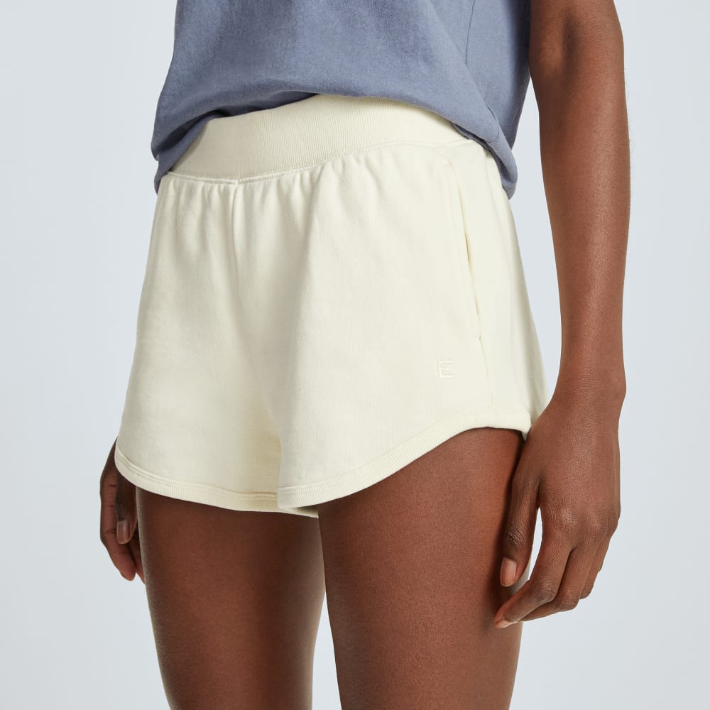 The Track Sweatshort in Canvas — detail view