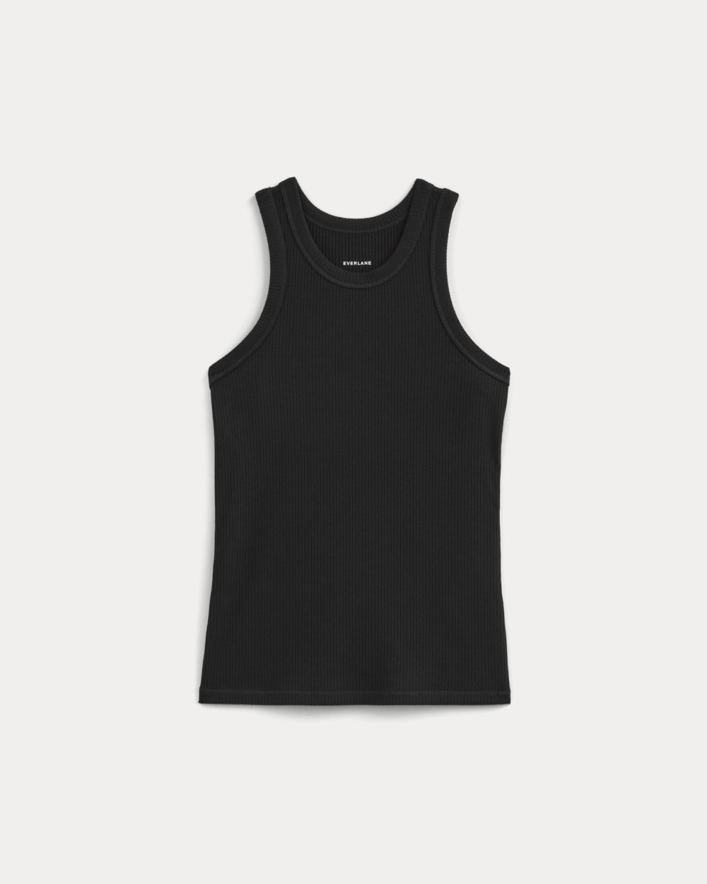 The Shimmy Cutaway Tank in Black — alternate view