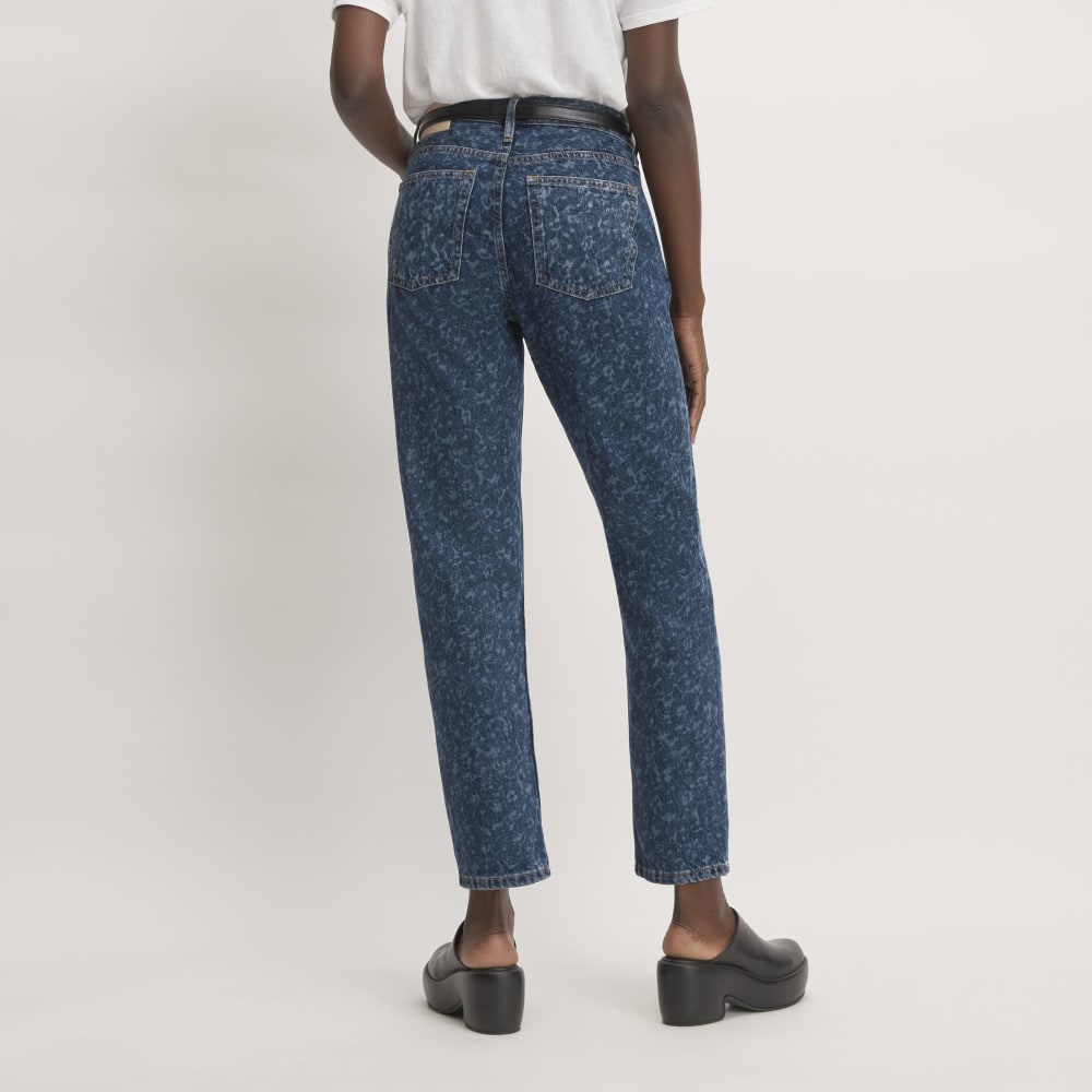 The ’90s Cheeky® Jean in Dark Painterly Strokes — detail view