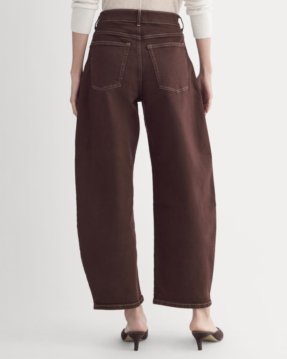 The Way-High® Curve Jean in Bitter Chocolate — detail view