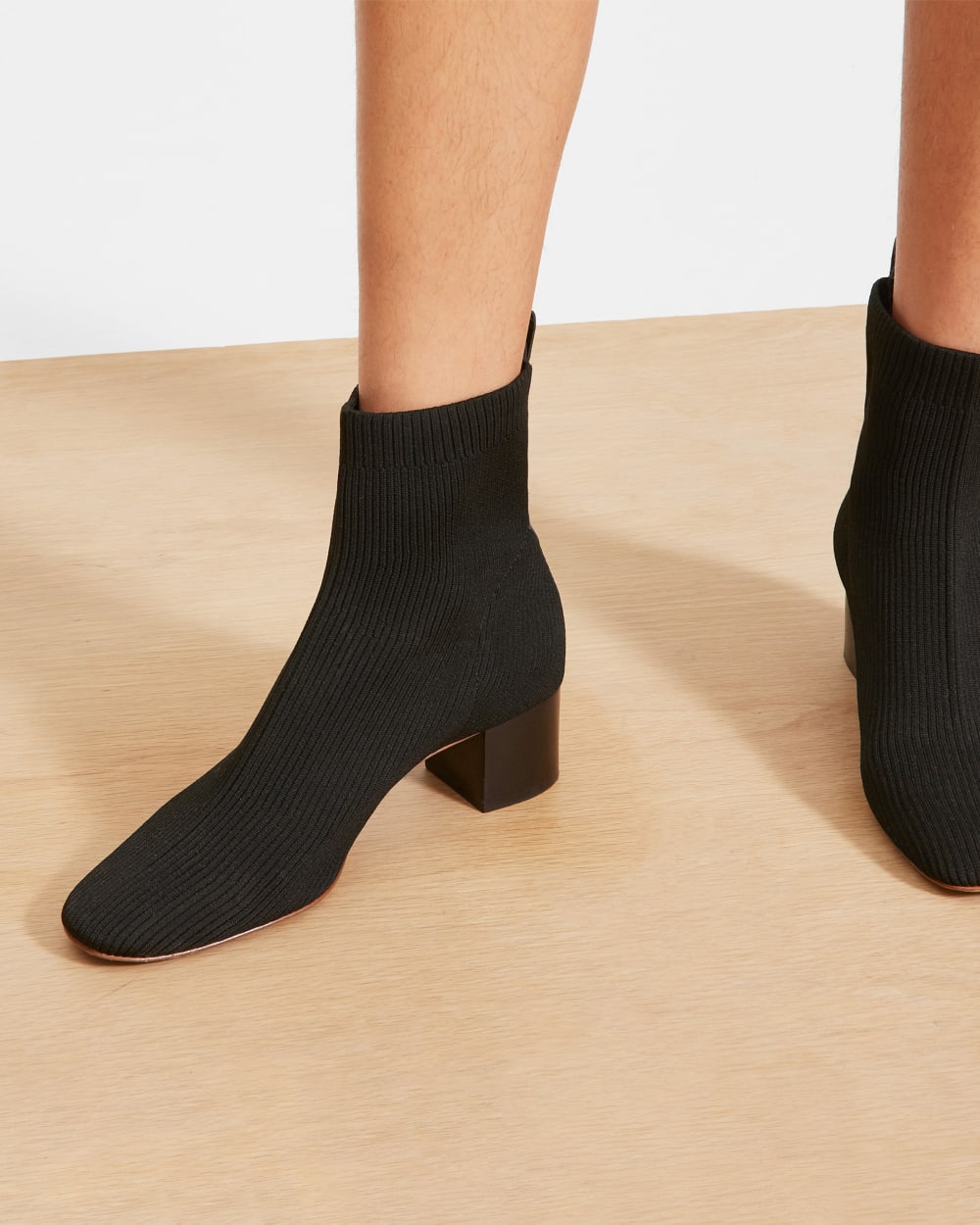 The Glove Boot in Black — detail view