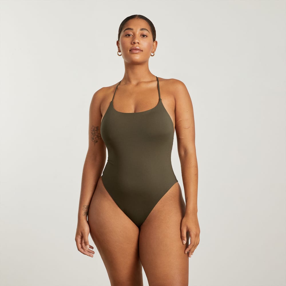 The String One-Piece in Beech — alternate view