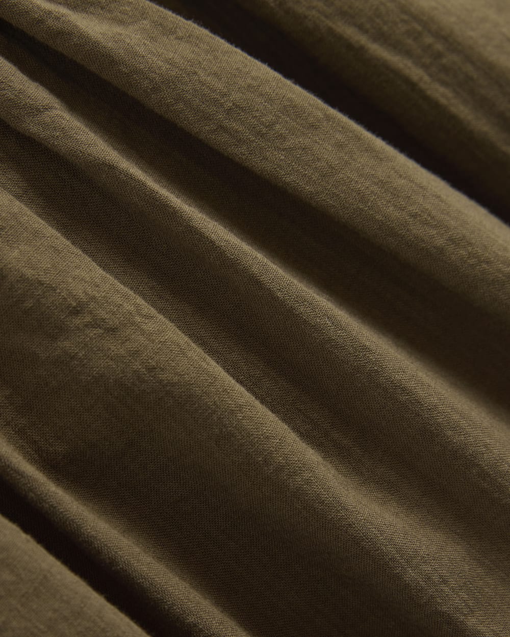 Gauze Smocked Mini Dress in Beech — detail view