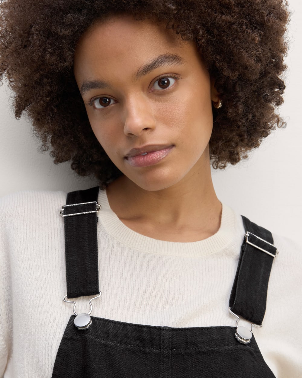 The Gardener Overall in Black — detail view