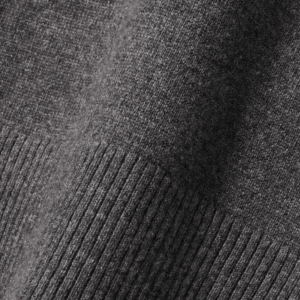 The Cashmere Crew in Charcoal — detail view