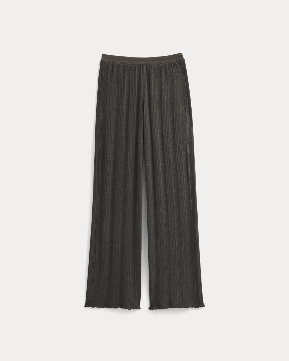 Lounge Rib Pant in Heathered Soot — alternate view