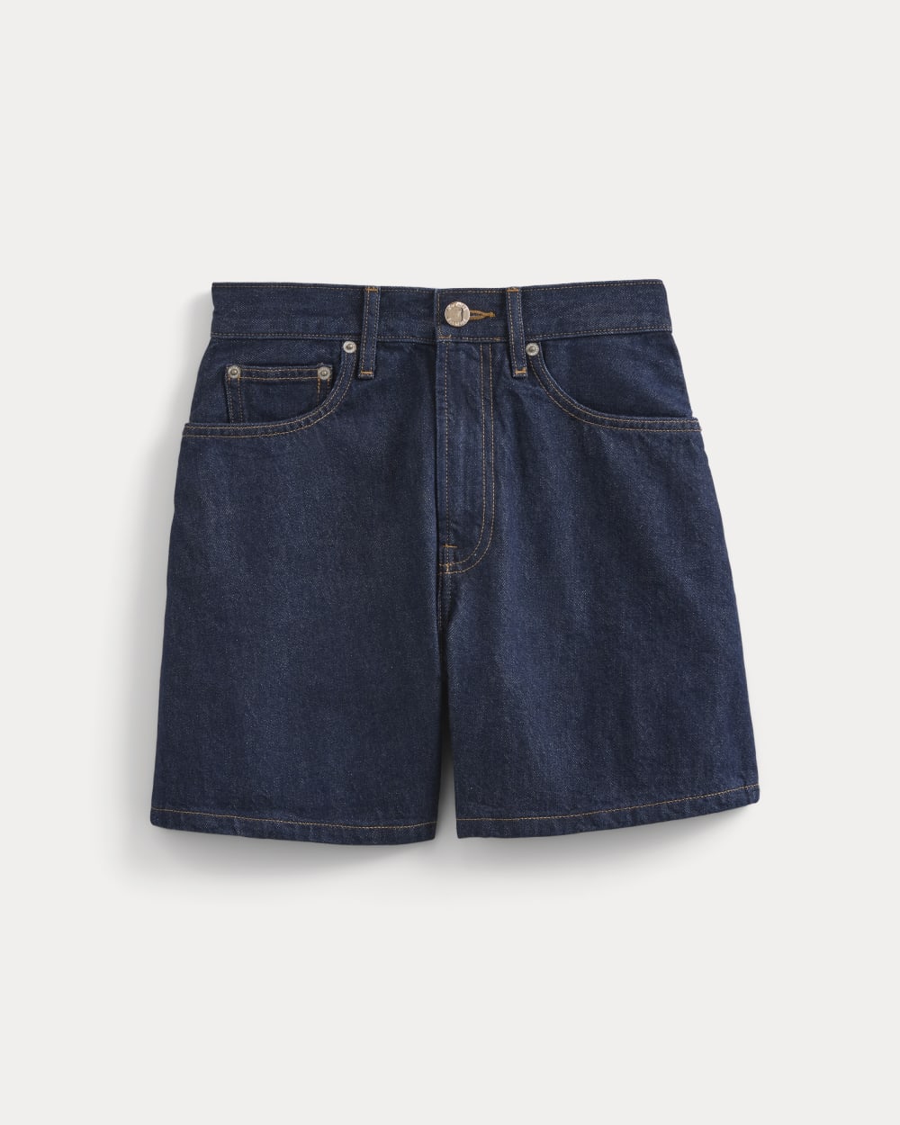Way-High® A-Line Denim Short in Tungsten Rinse — alternate view