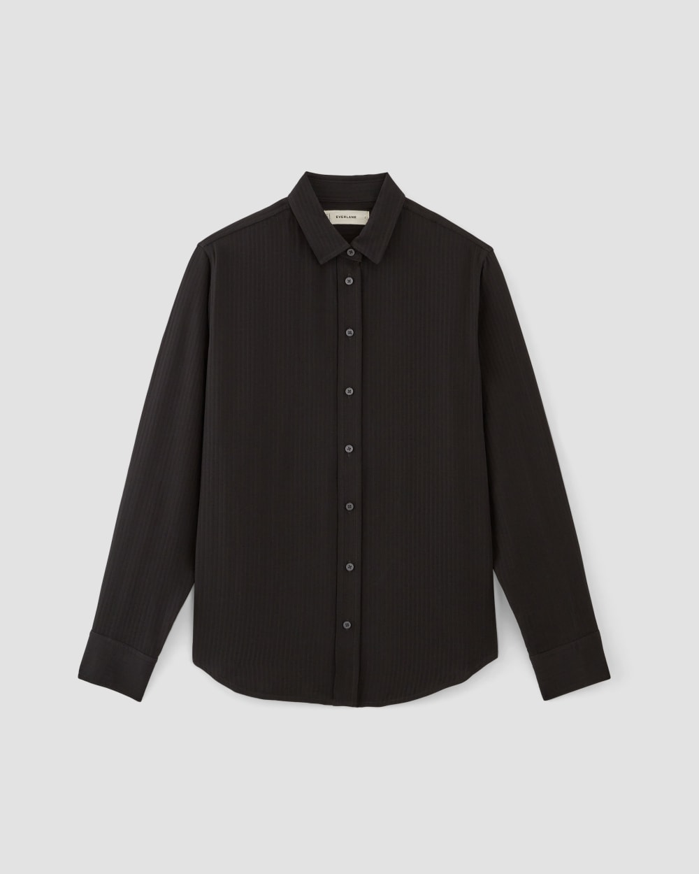 The City Stripe Relaxed Shirt in Black — alternate view