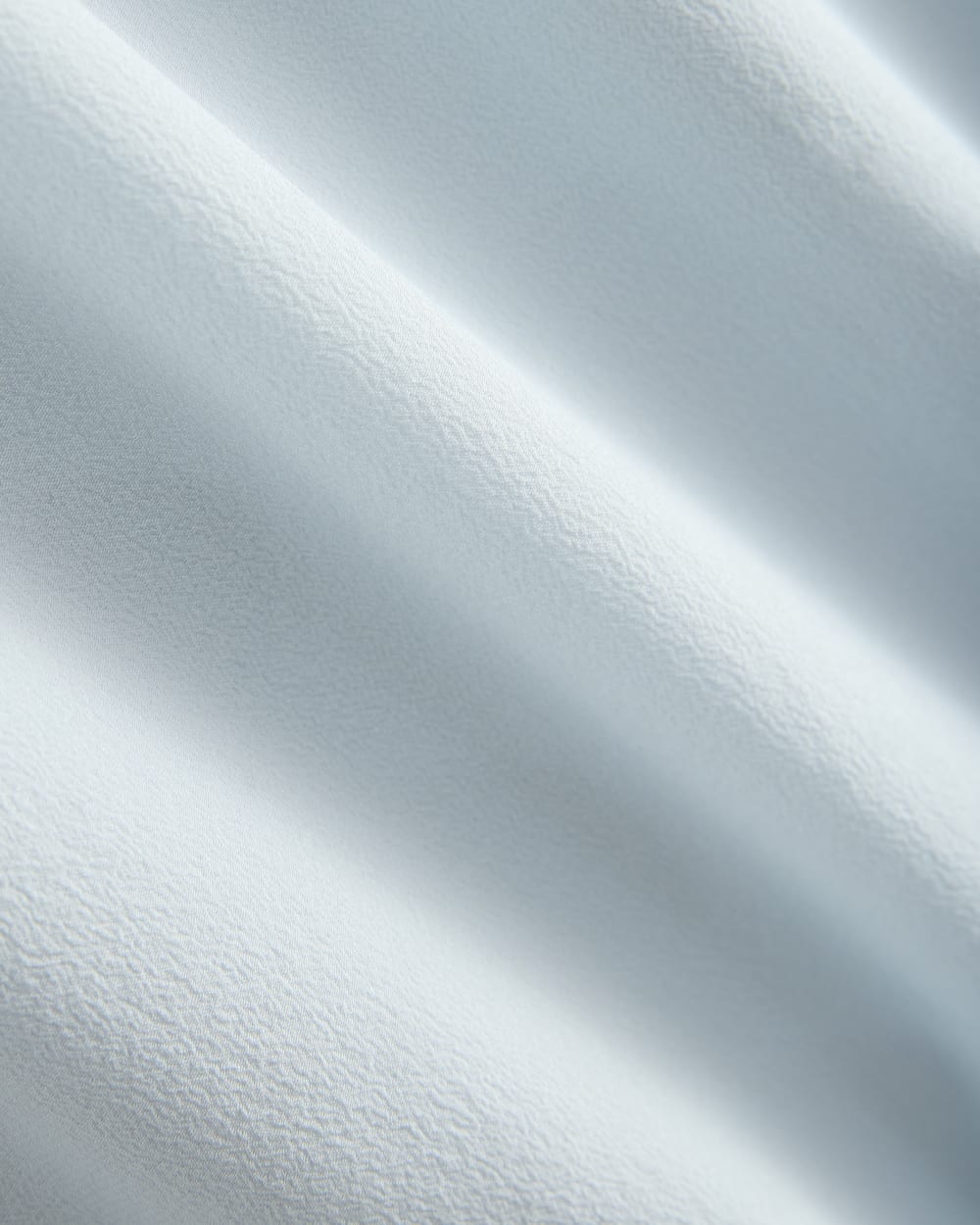 The Tie Back Cami in Washable Silk in Skywriting — detail view