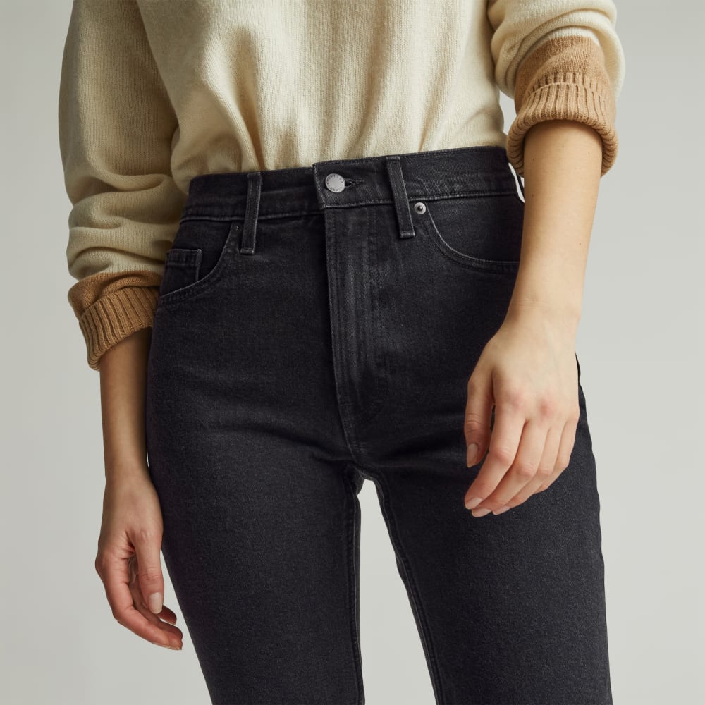 The Original Cheeky® Jean in Tumbled Black — detail view
